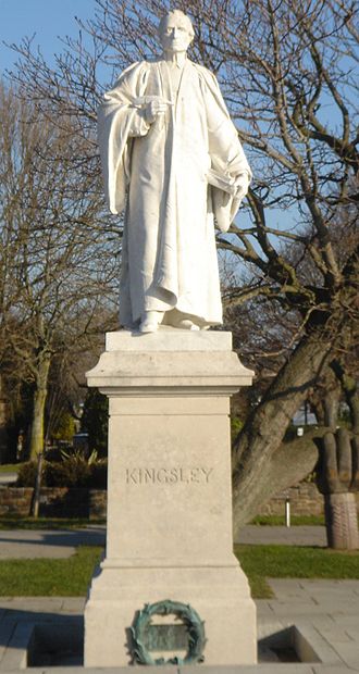 Statue of Charles Kingsley in Bideford
