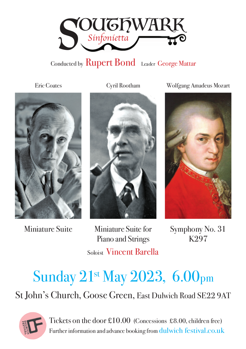 CBR's Miniature Suite at St John's Church, Goose Green, East Dulwich on 21 May 2023