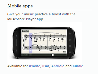 MuseScore Mobile Player