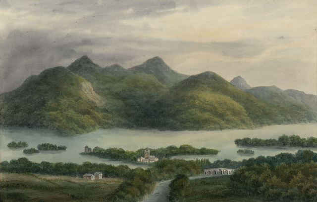 View of Killarney by French artist Alphonse Dousseau